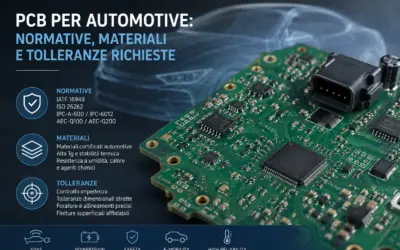 PCB per automotive: normative, materiali e tolleranze richieste