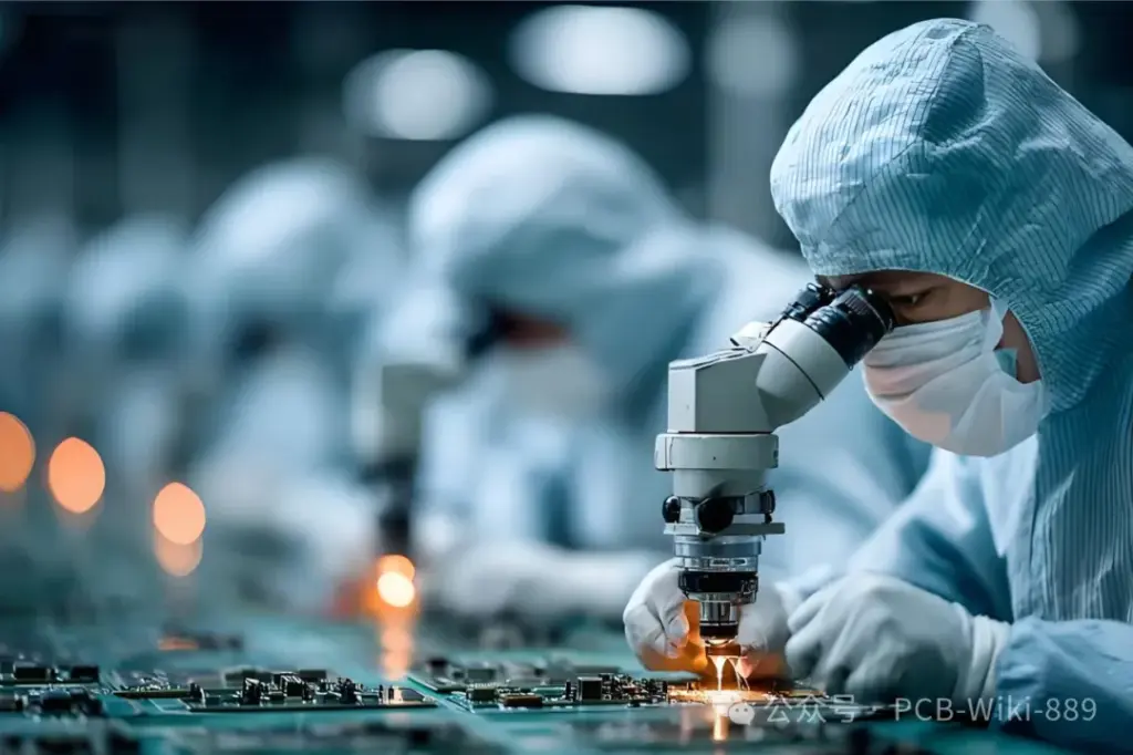 Il controllo microscopico consente di verificare componenti, piste e difetti di fabbricazione. Durante la crisi dei laminati PCB del 2026, qualità e continuità produttiva rimangono importanti quanto prezzo e disponibilità dei materiali.