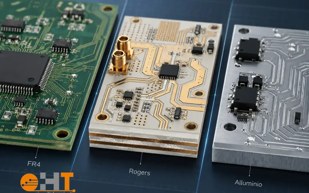 Come scegliere il materiale del PCB: FR4, Rogers, alluminio a confronto