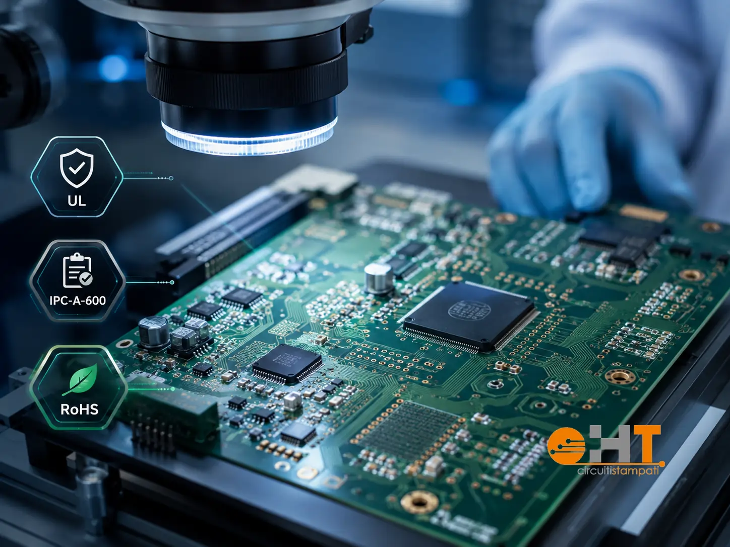 Certificazioni PCB: UL, IPC-A-600 e RoHS per la qualità dei circuiti stampati Certificazioni PCB UL IPC-A-600 RoHS