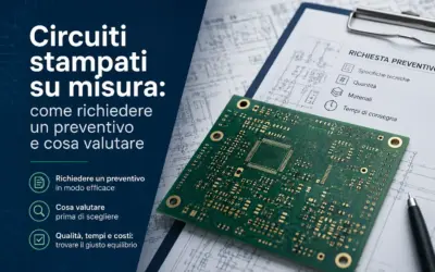 Circuiti stampati su misura: come richiedere un preventivo e cosa valutare